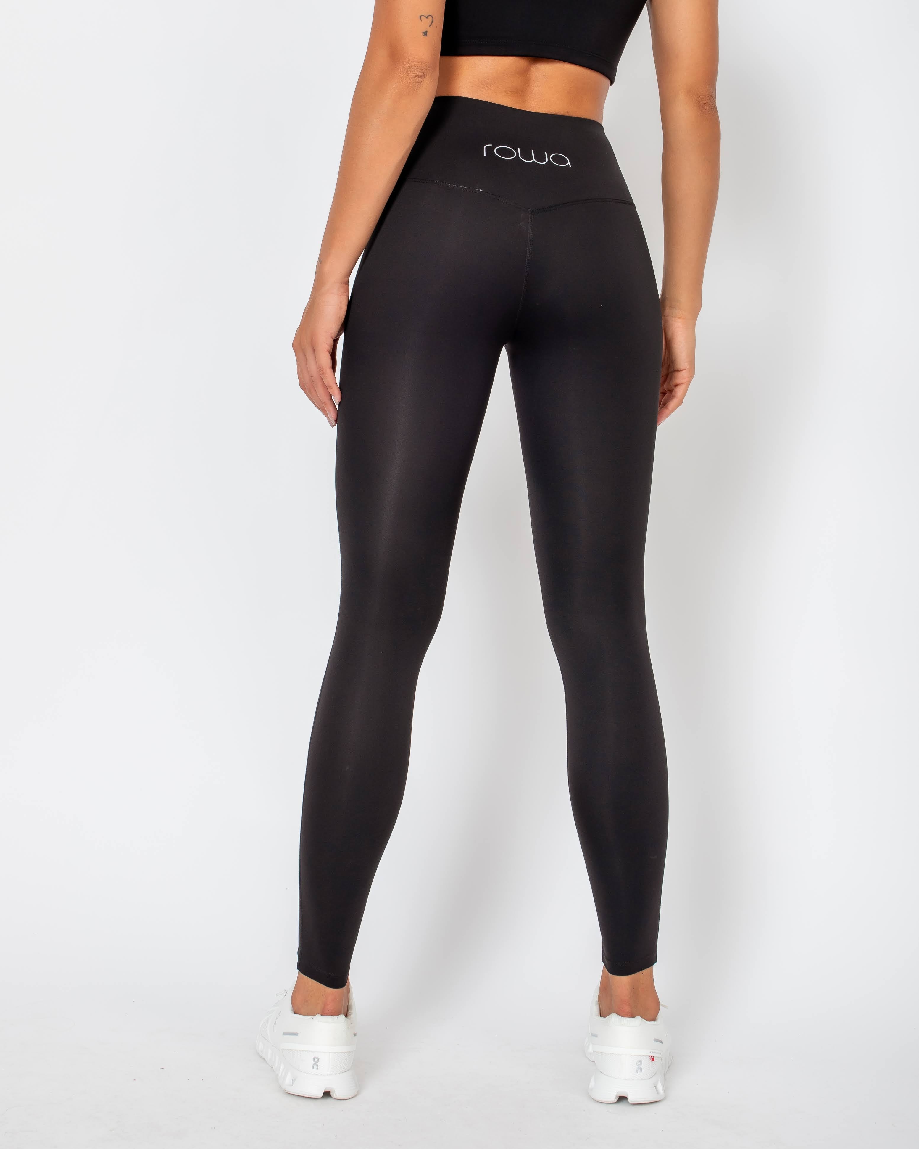 Legging Anita com detalhes de transparência - Preto