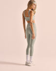 Legging Memel - Verde e Branco