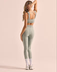 Legging Memel - Verde e Branco