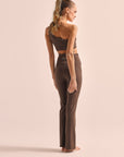 Legging Heart Flaire - Marrom