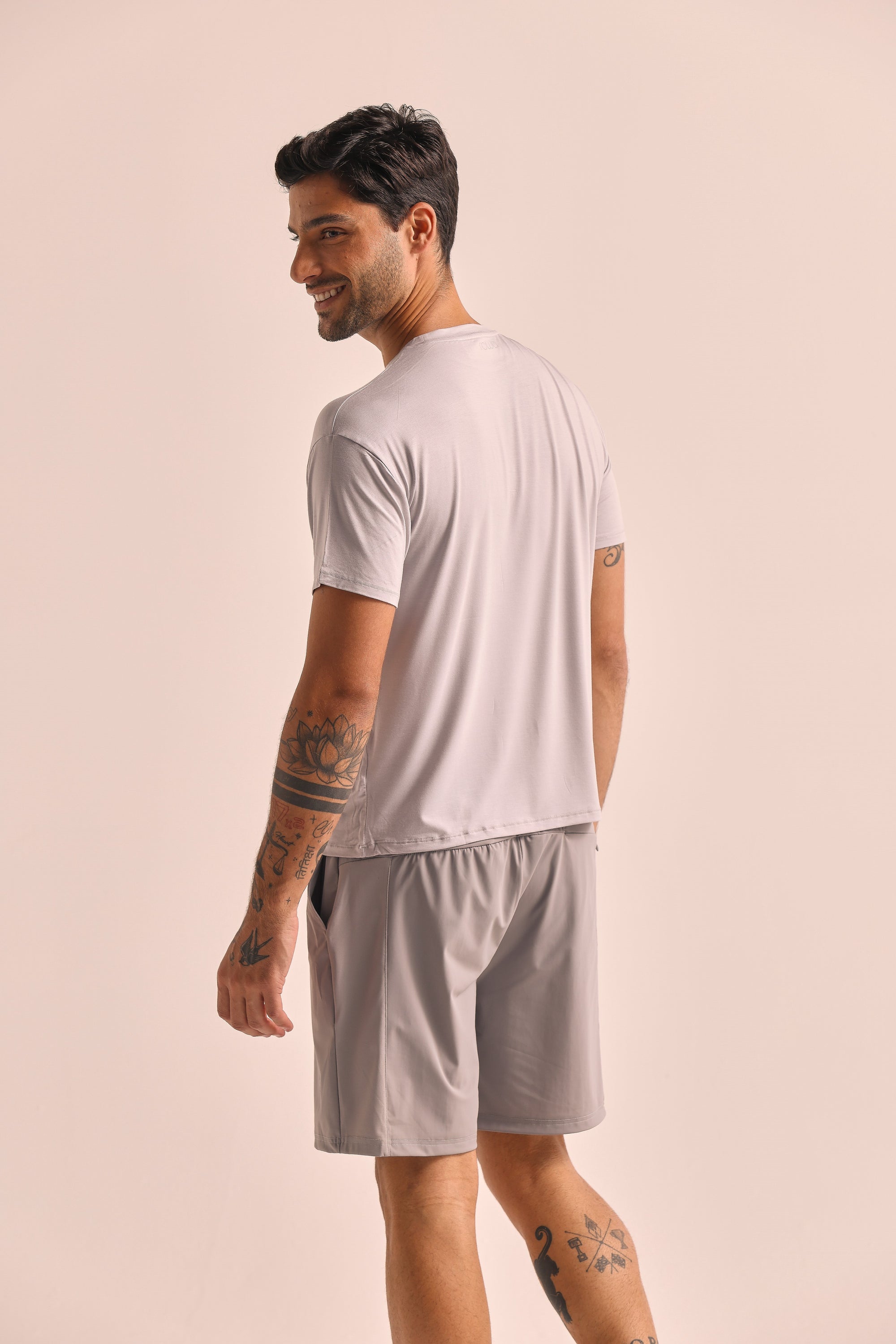Bermuda Cool Masculina - Cinza