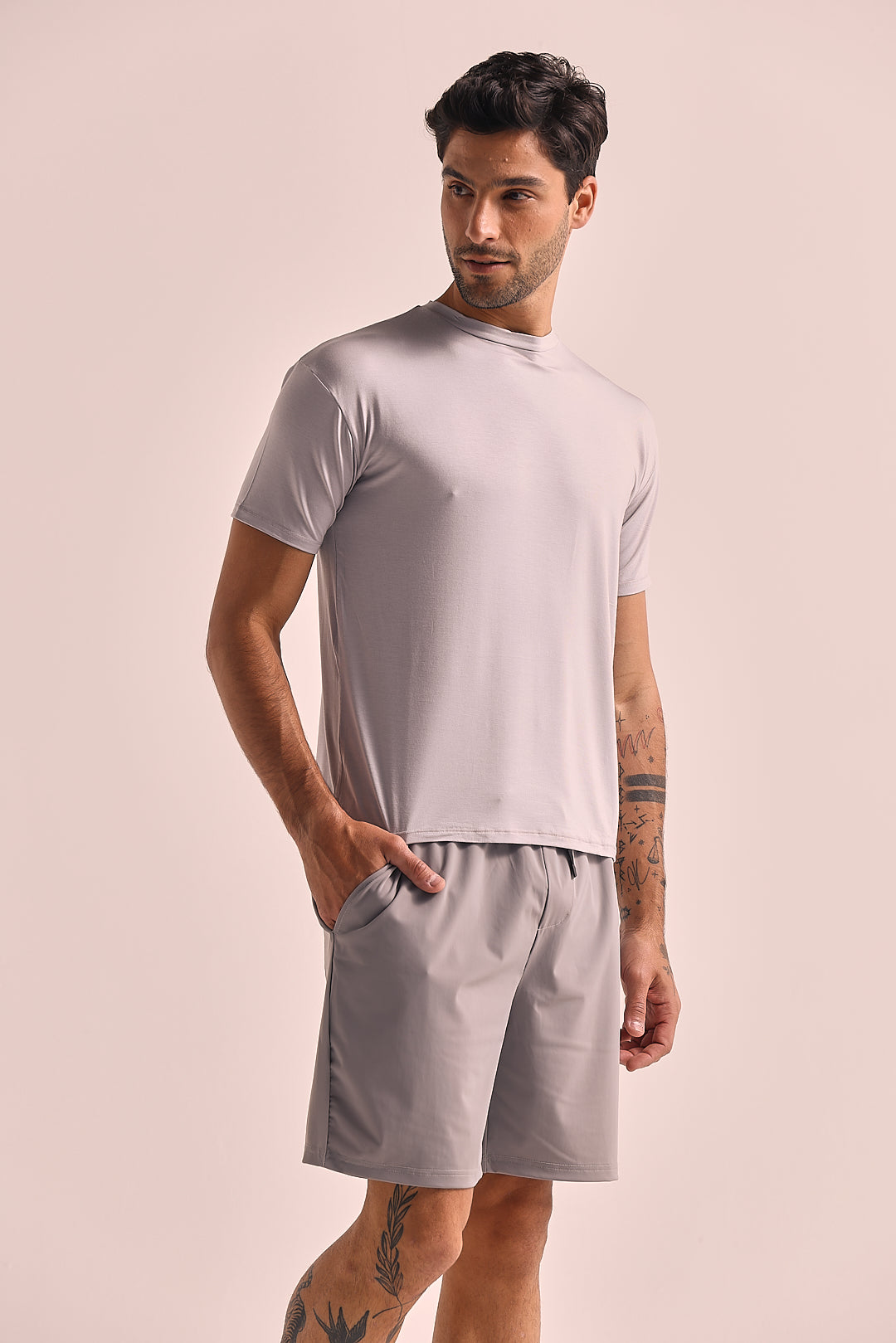 Bermuda Trend Masculina - Cinza