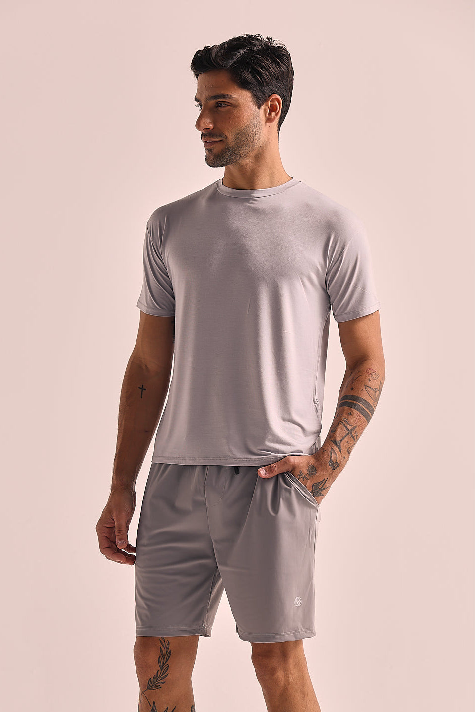 Bermuda Trend Masculina - Cinza