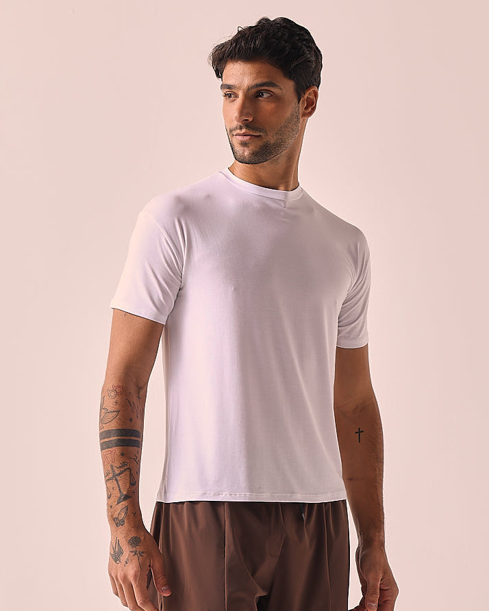 Camiseta Masculina Iconic - Branco