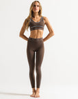 Legging Memel - Marrom e Azul Bebê