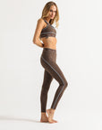 Legging Memel - Marrom e Azul Bebê