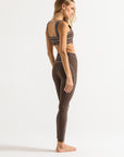 Legging Memel - Marrom e Azul Bebê