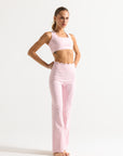 Legging Heart Flaire - Rosa Bebê