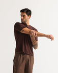 Camiseta Masculina Iconic - Marrom
