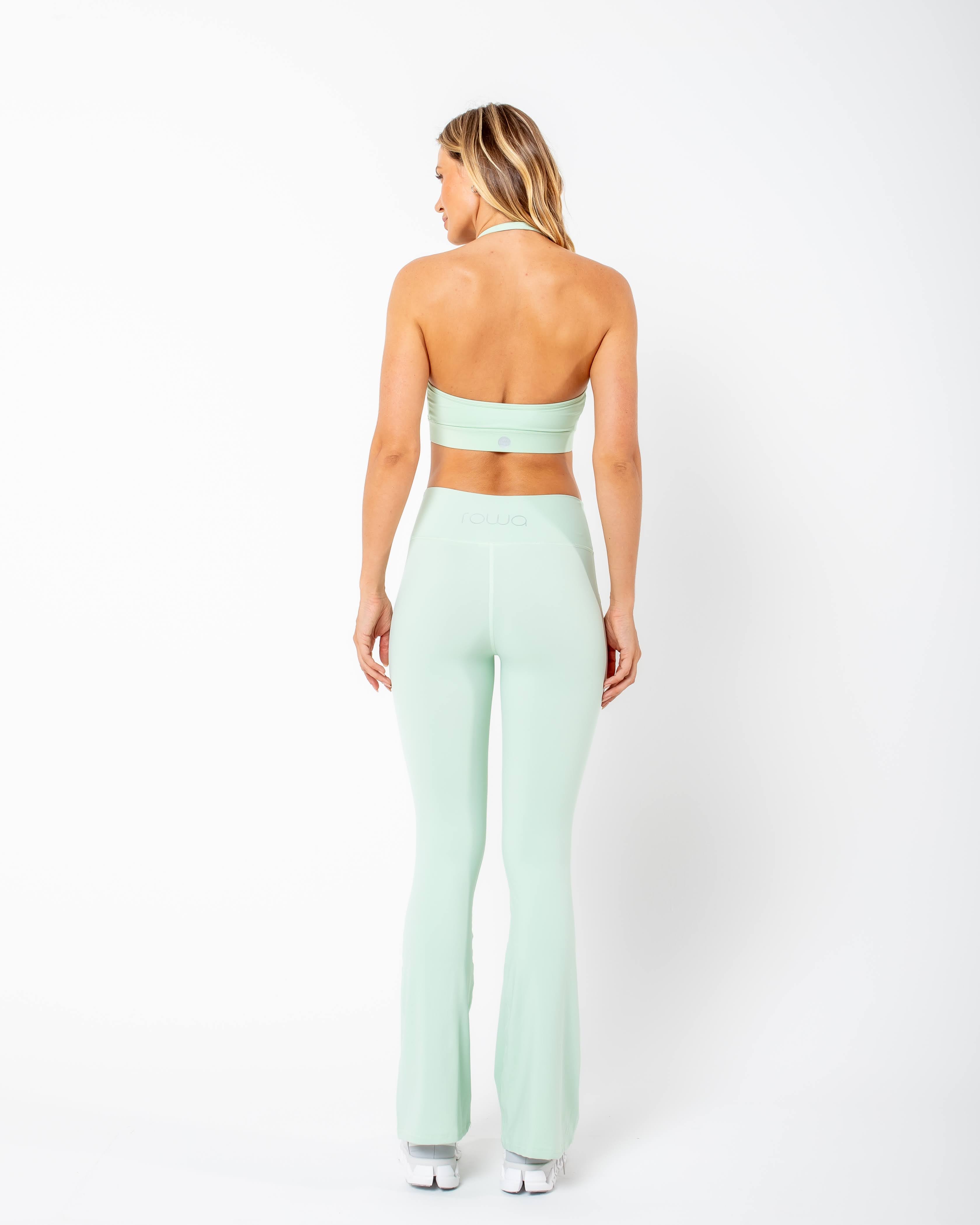 CALÇA LEGGING FLARE KEH - OLIVA