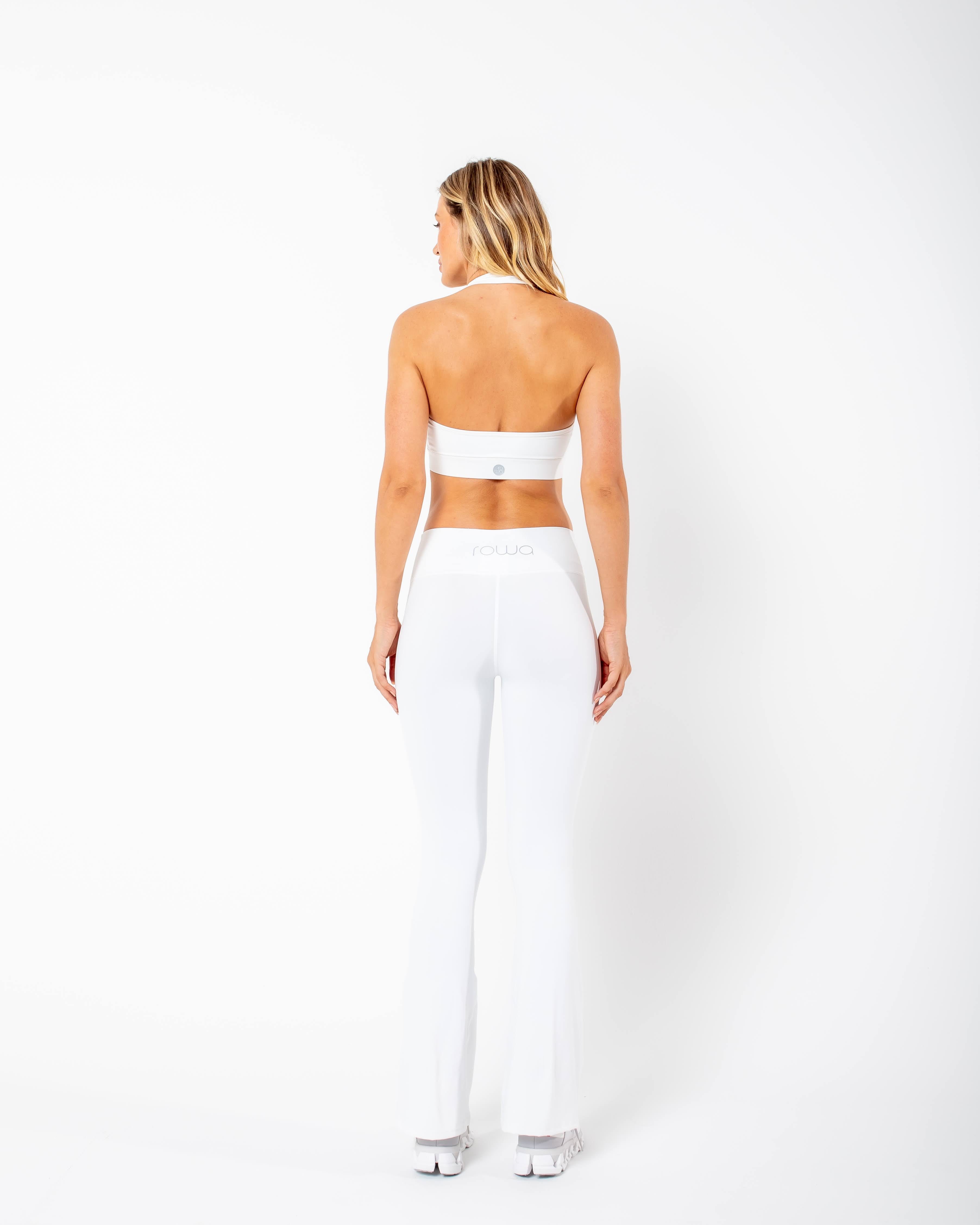 CALÇA LEGGING FLARE KEH - BRANCO