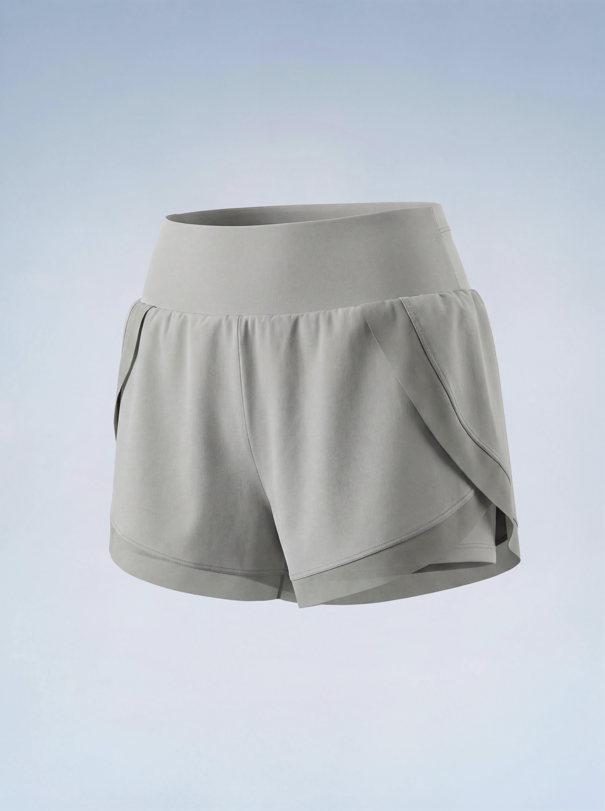 Short High Rowa - Cinza