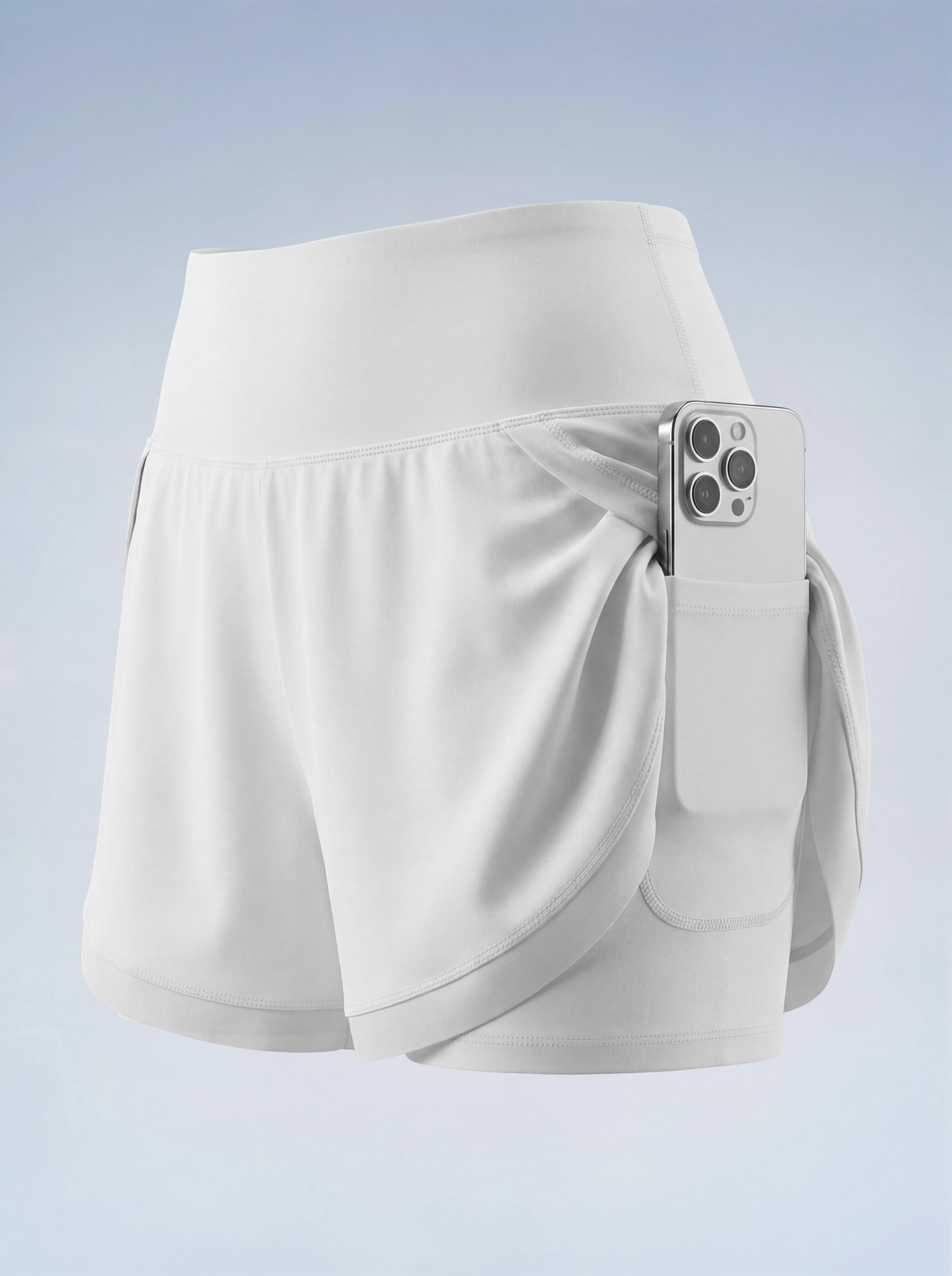 Short High Rowa - Branco