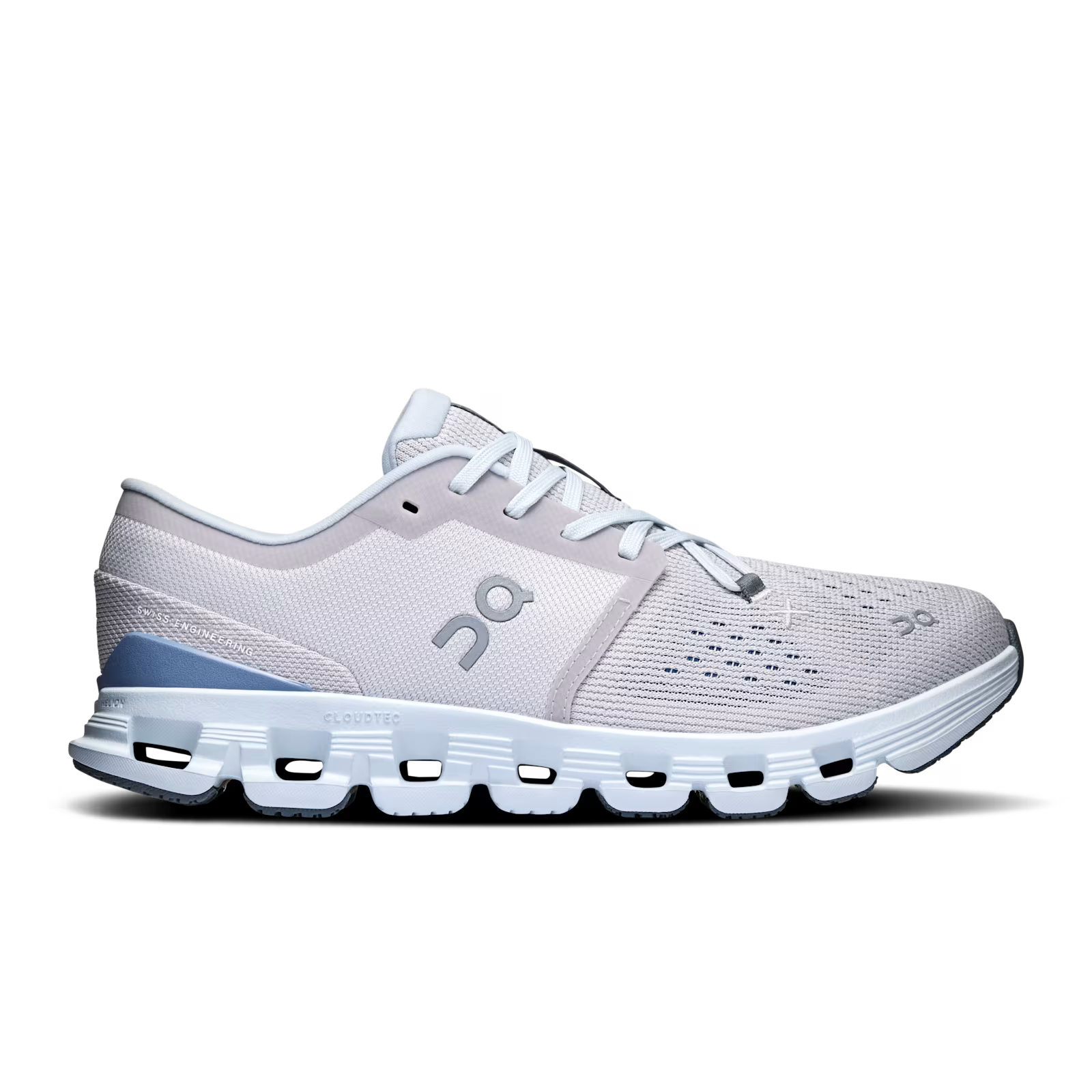 On Running Cloud X 4 Feminino Silver | Chambray ON RUNNING