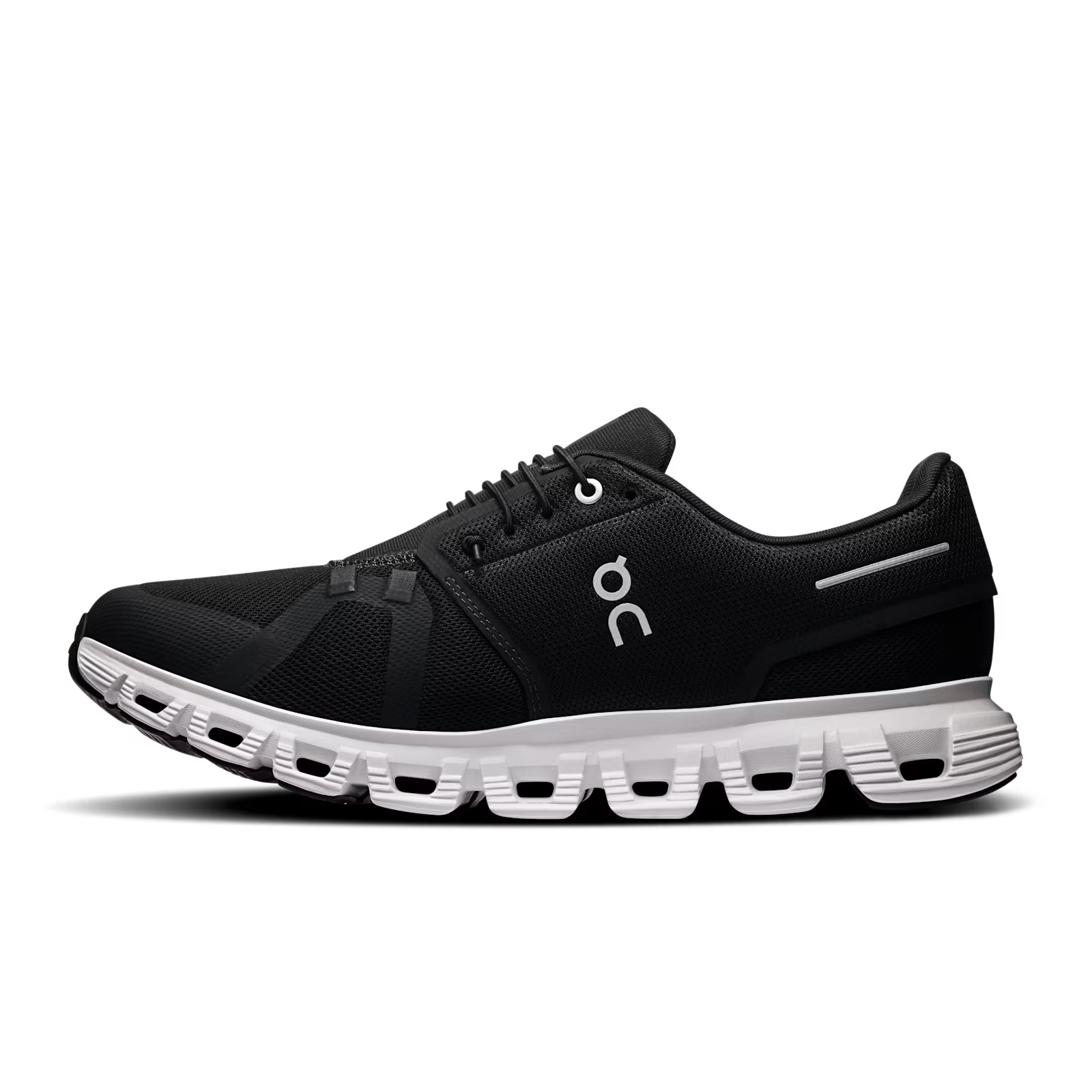 On Running Cloud 6 Masculino Black | White ON RUNNING
