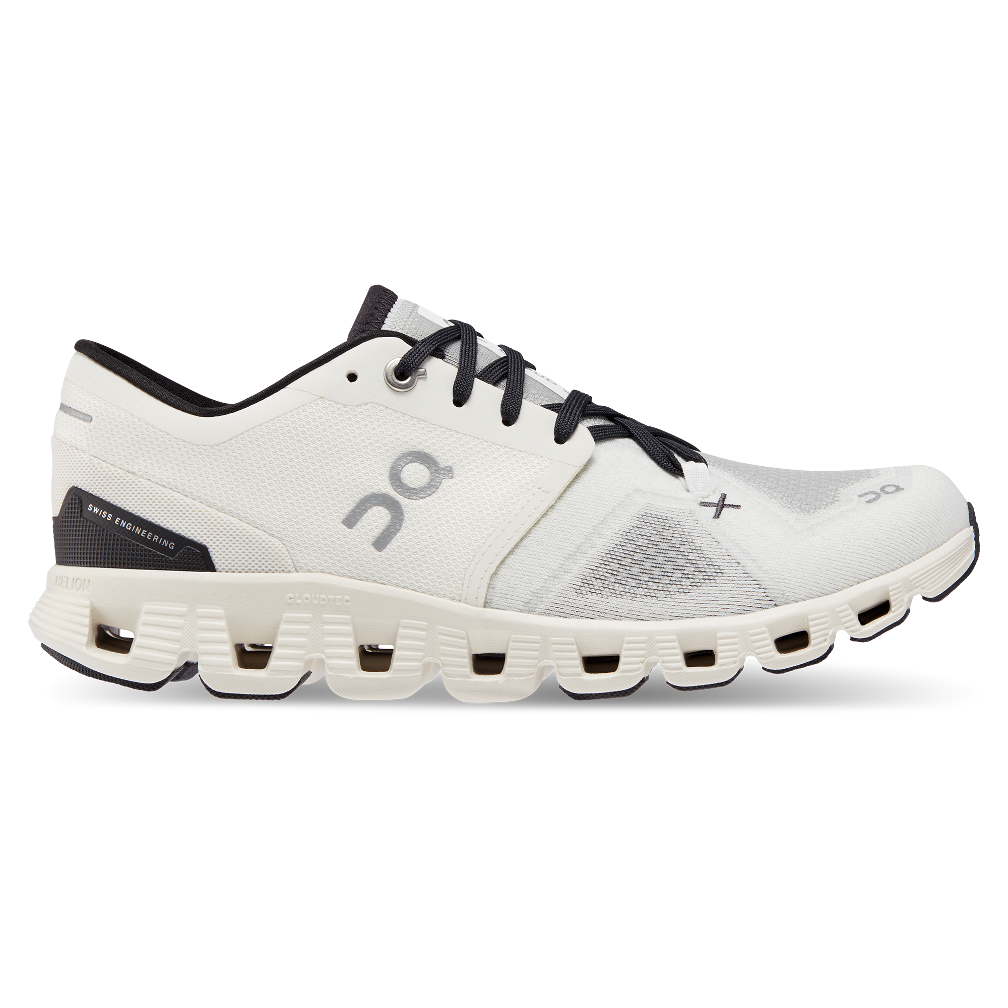 On Running Cloud X3 Feminino White | black