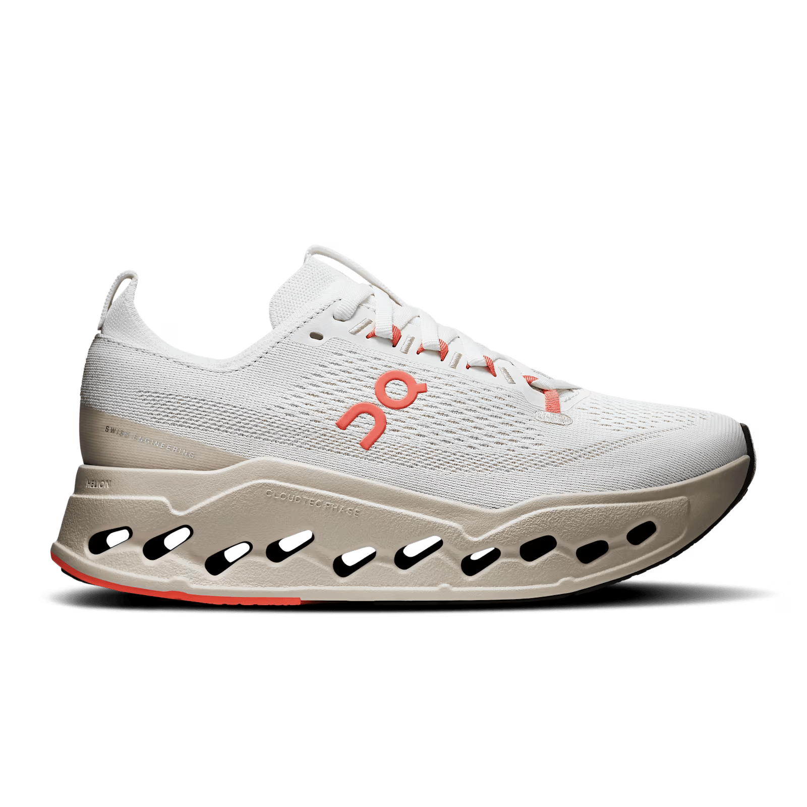 On Running Cloudsurfer Max 1 Feminino Ivory / Salmon ON RUNNING