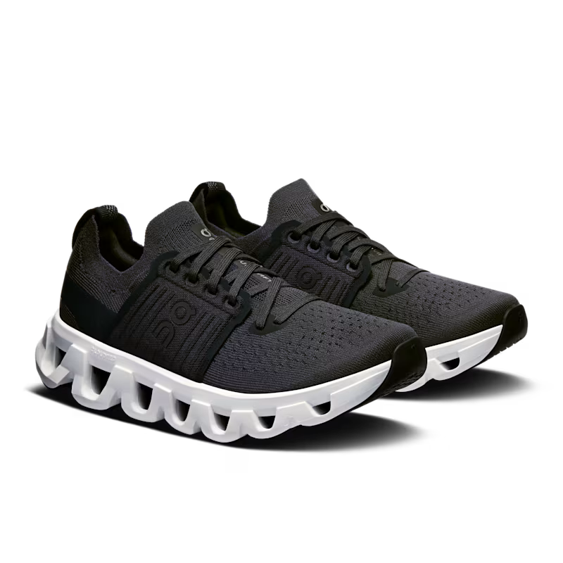 On Running Cloudswift 4 Feminino Black | White ON RUNNING