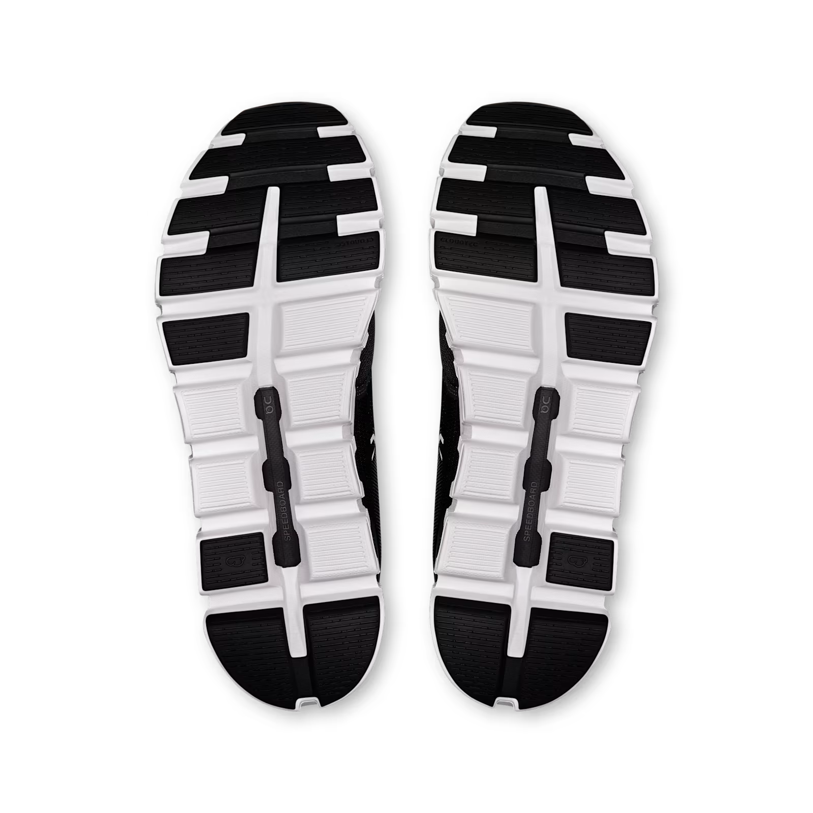 On Running Cloud 6 Masculino Black | White ON RUNNING