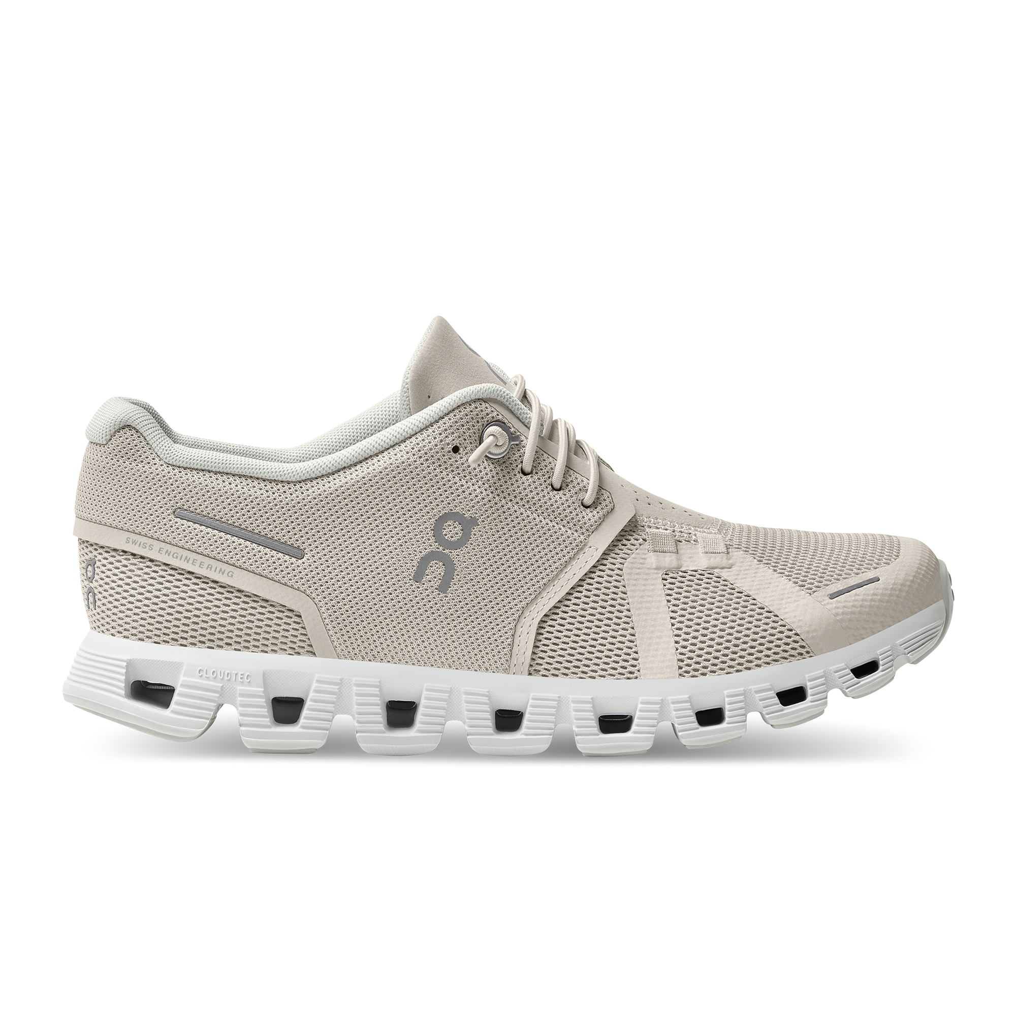 On Running Cloud 5 Feminino Pearl / White