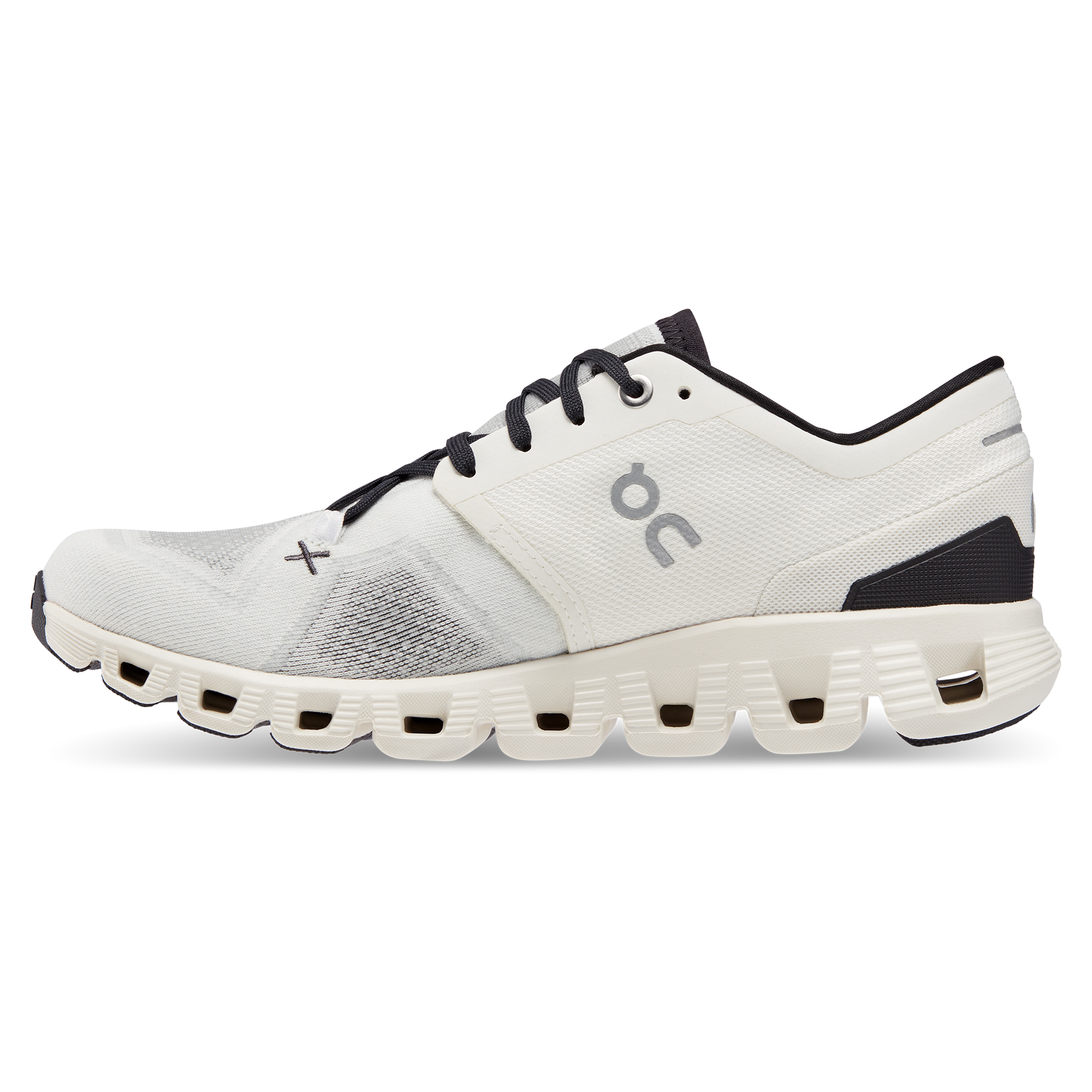 On Running Cloud X3 Feminino White | black