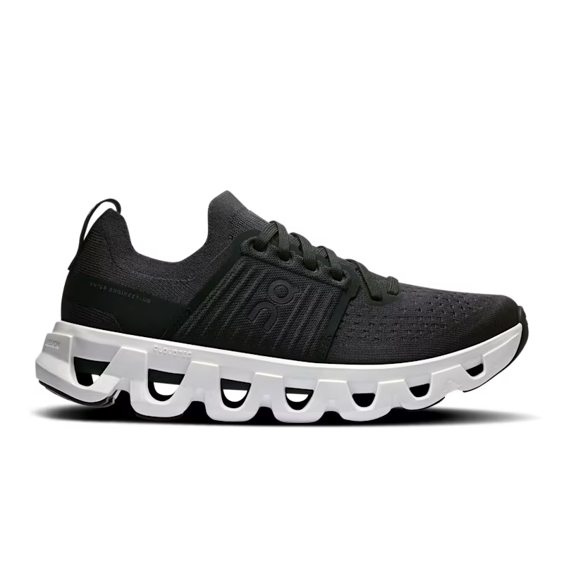 On Running Cloudswift 4 Feminino Black | White ON RUNNING