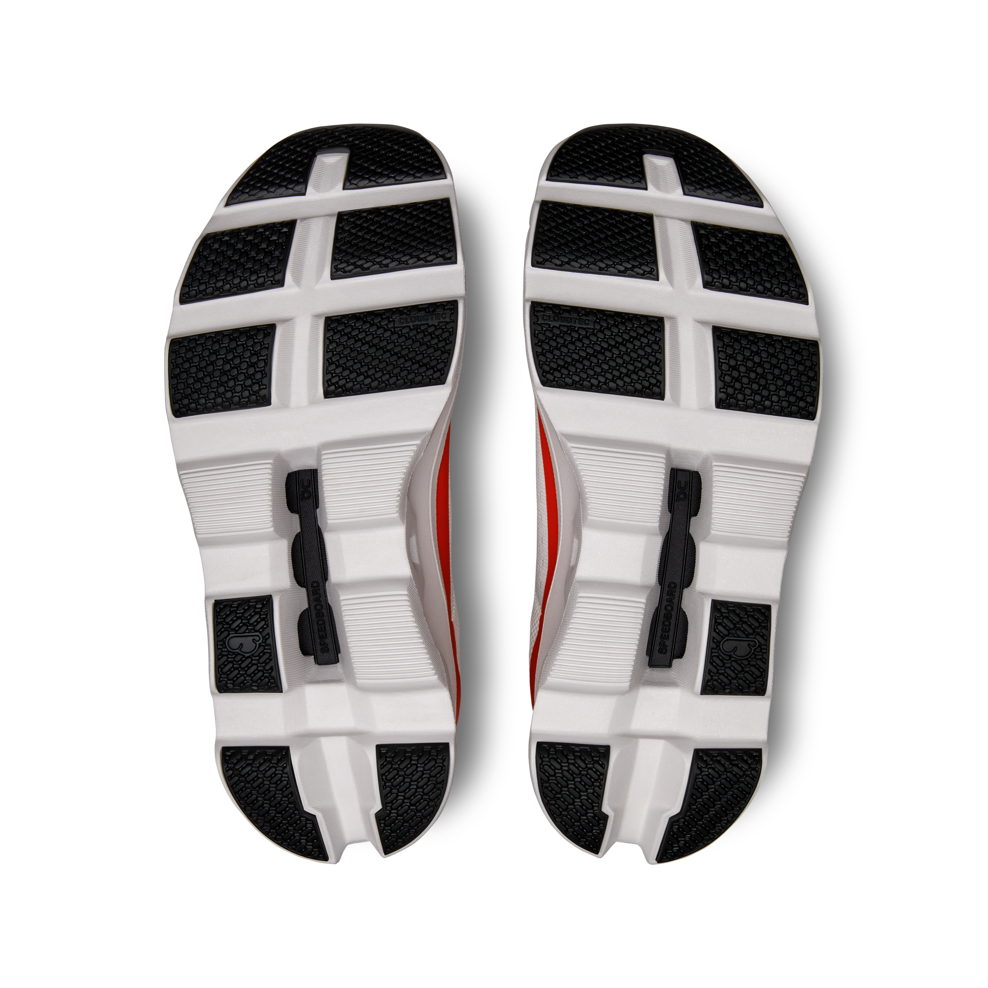 On Running Cloudmonster 1 Feminino Undyed-White | Flame