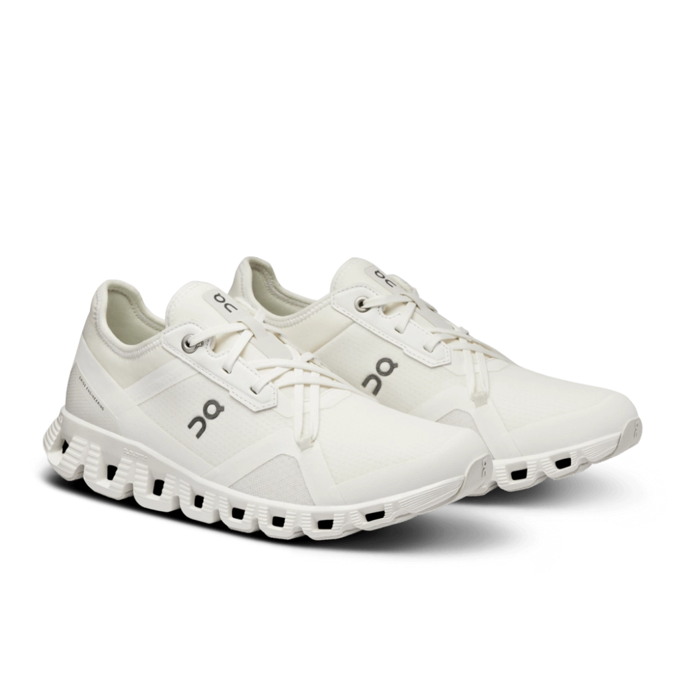 On Running Cloud X 3 AD Feminino Undyed-White | White