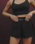 Short Runner Agilitá x Rowa - Preto