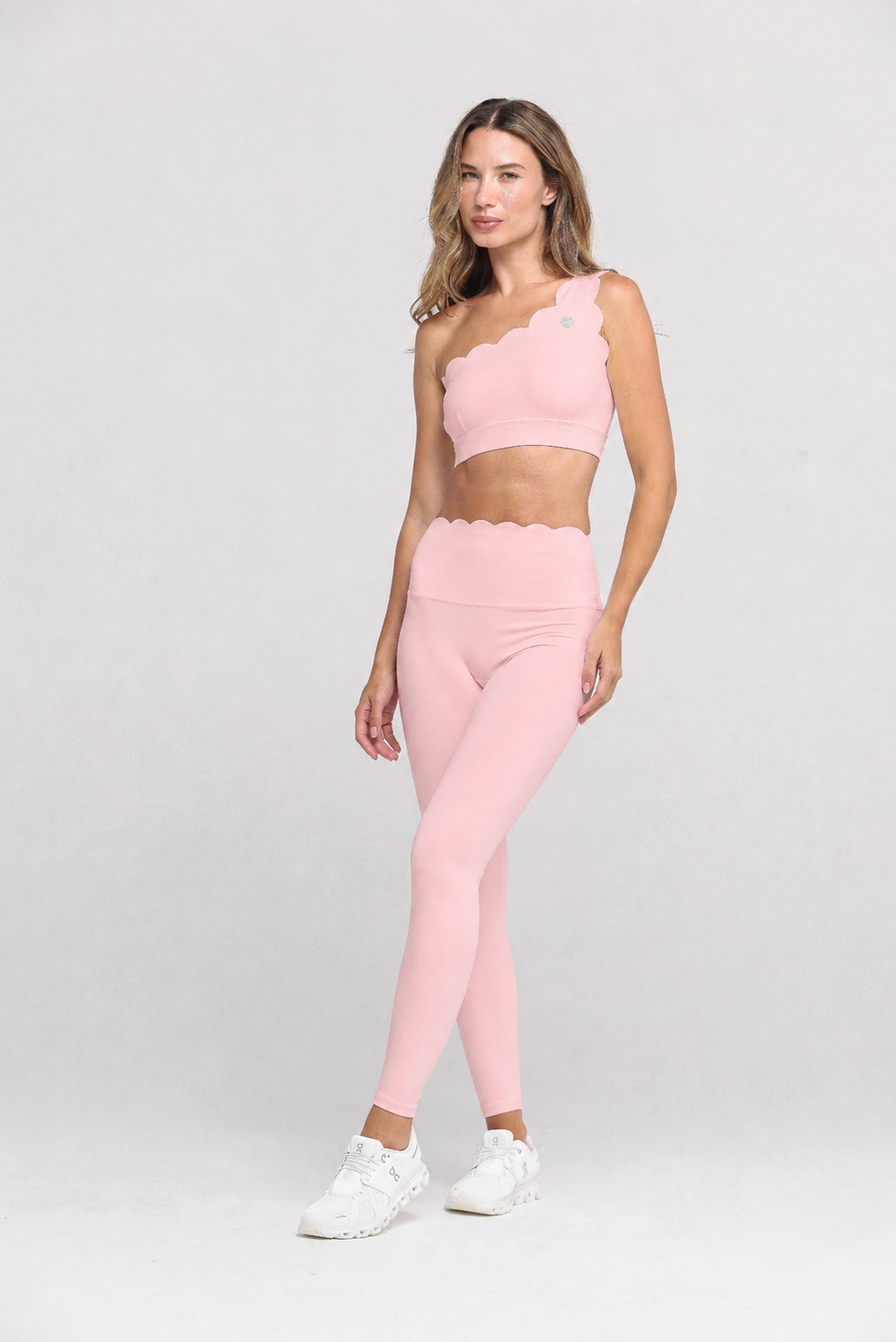Legging Heart - Rosa Bebê