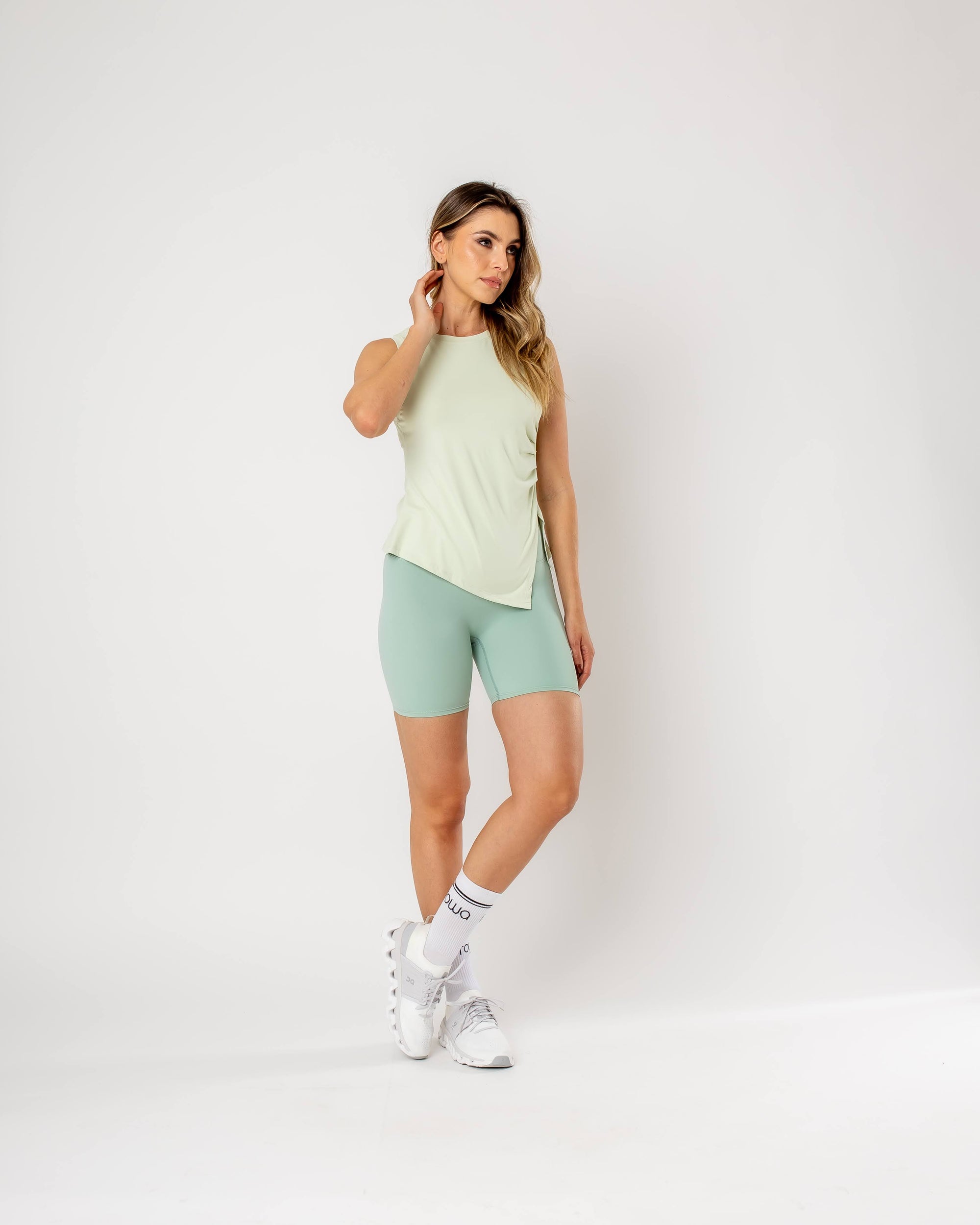 Short Carol - Verde Pastel