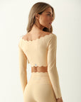 Top Heart Ombro a Ombro - Creme ROWA STORE DI8