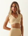 Top Heart V-Cut - Creme ROWA STORE DI8