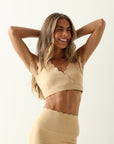 Top Heart V-Cut - Creme ROWA STORE DI8