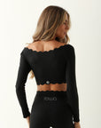 Top Heart Ombro a Ombro - Preto ROWA STORE DI8