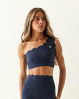 Top Assimétrico Heart - Azul Marinho ROWA STORE DI8