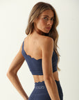 Top Assimétrico Heart - Azul Marinho ROWA STORE DI8