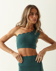Top Assimétrico Heart - Verde Musgo ROWA STORE DI8