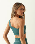 Top Assimétrico Heart - Verde Musgo ROWA STORE DI8