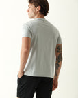 Camiseta Masculina Gola V - Cinza ROWA STORE DI8