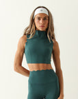 Top Heart Sem Manga - Verde Musgo ROWA STORE DI8