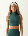 Top Heart Sem Manga - Verde Musgo ROWA STORE DI8
