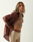Camisa Rowa Lounge - Marrom ROWA STORE DI8