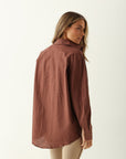 Camisa Rowa Lounge - Marrom ROWA STORE DI8
