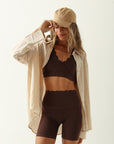 Camisa Rowa Lounge - Caqui ROWA STORE DI8