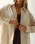 Camisa Rowa Lounge - Caqui ROWA STORE DI8