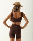 Shorts Heart II - Café Escuro ROWA STORE DI8