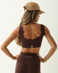 Top Heart V-Cut - Café Escuro ROWA STORE DI8
