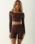 Shorts Heart II - Café Escuro ROWA STORE DI8