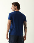 Camiseta Masculina Gola V - Azul ROWA STORE DI8